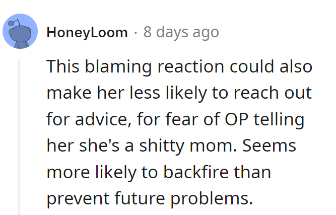 This blame game might just turn her into a solo player. Let's aim for solutions, not scores.