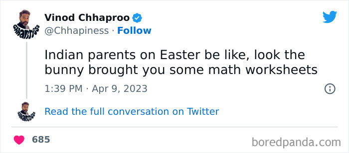 4. Indian parents on Easter