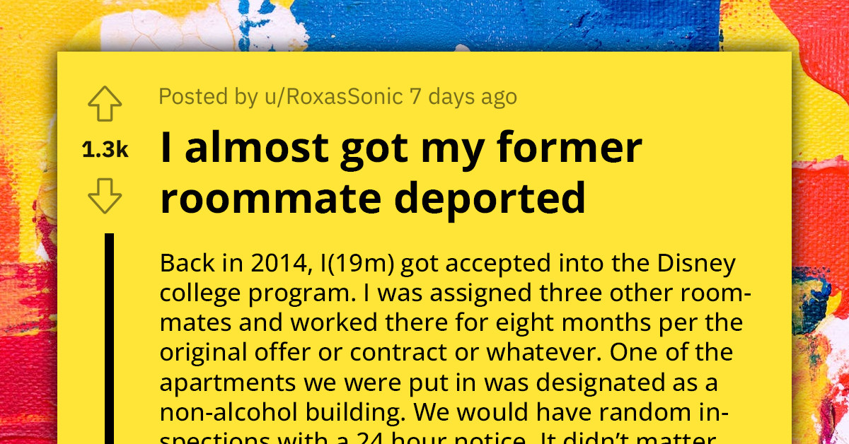 Driven By Jealousy For Unrequited Love, Redditor Reports His Roommate, Gets Him Evicted From A Student Program And Nearly Deported