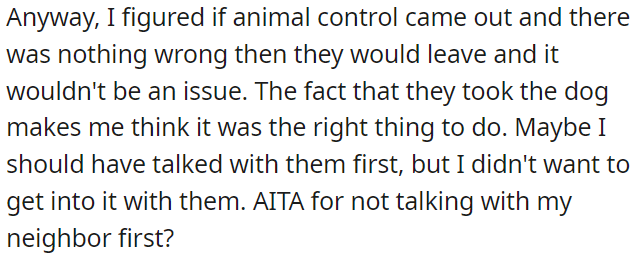 Now OP wondering if he should have talked to them first.