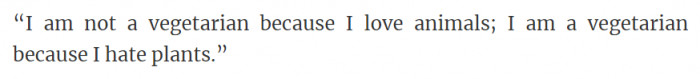 26. Why I choose to be a vegetarian...