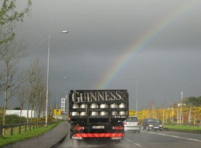 3. Chasing Rainbows: The Colorful World of St. Patrick's Day Guinness Trucks
