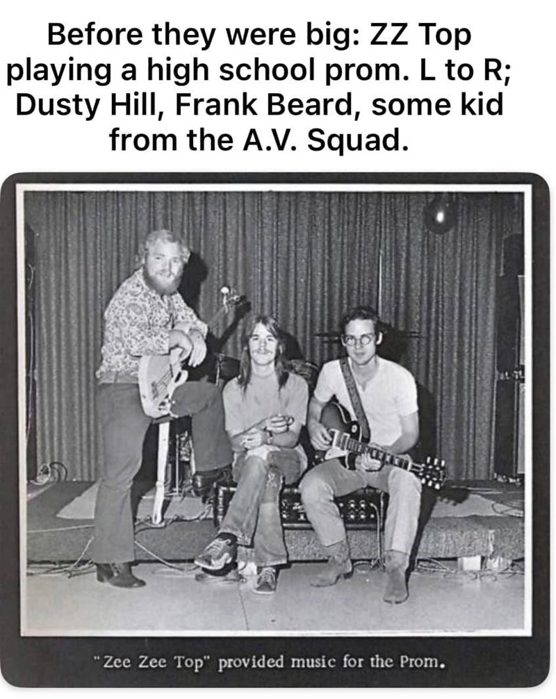 Before the beards were legends, they were serenading teens.