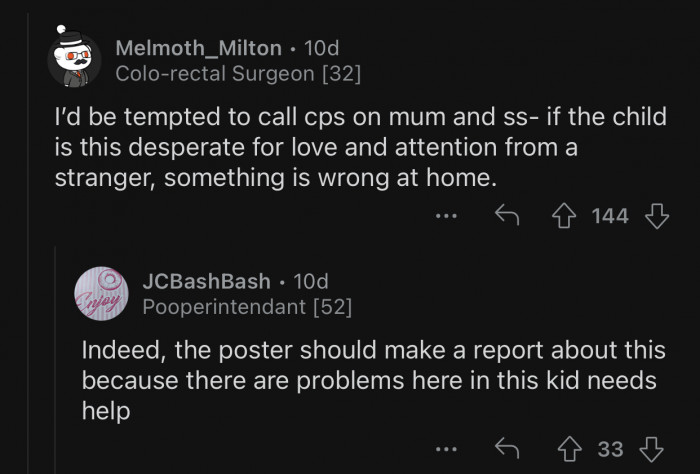 Something must be wrong at home.