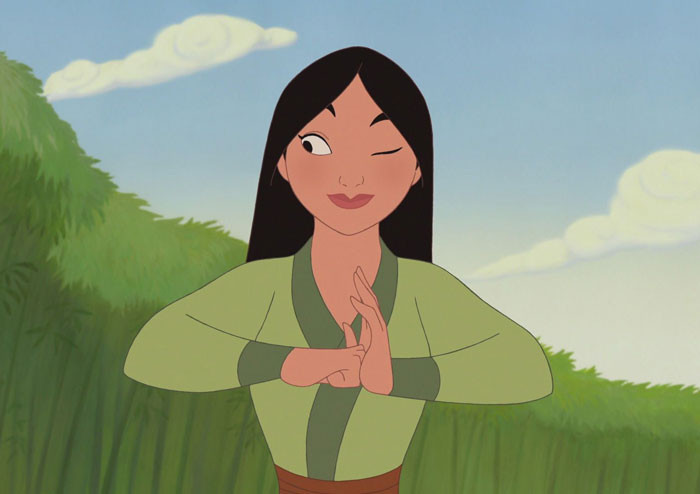 7. Mulan is inspired from a legendary folk heroine with the same name.