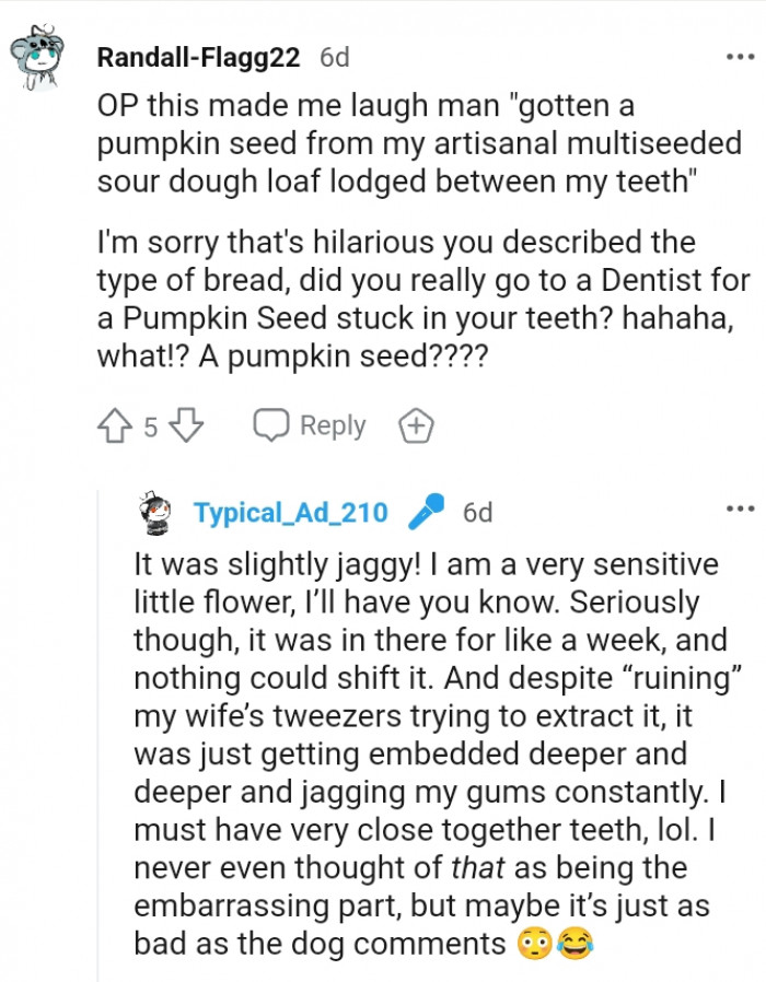 The OP reveals that he is a sensitive little flower