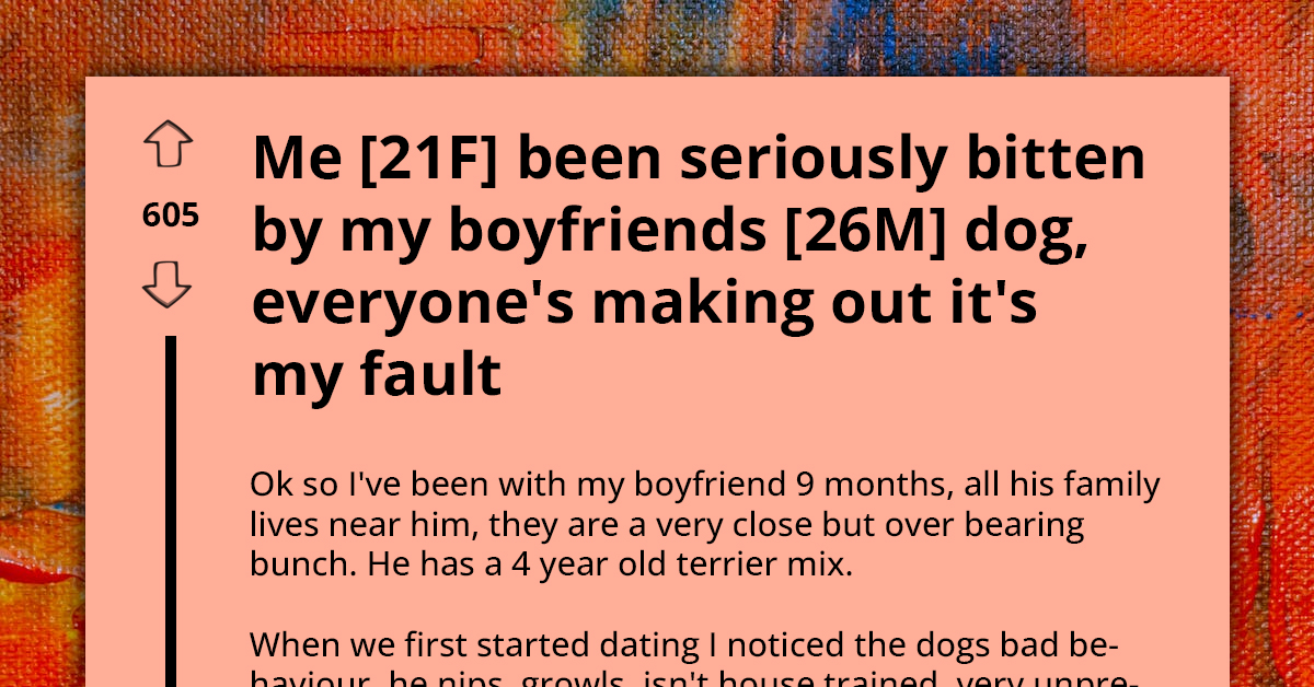 Everyone Blames Lady For Getting Seriously Bitten By Her BF's Untrained Dog, Terms Her Brat
