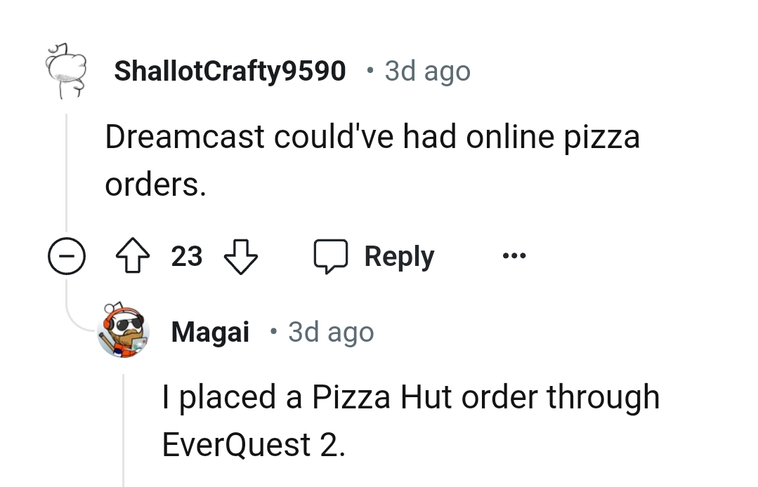 2. Online pizza orders