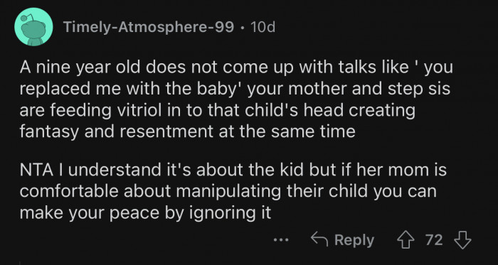 Op has every right to keep ignoring this problem.