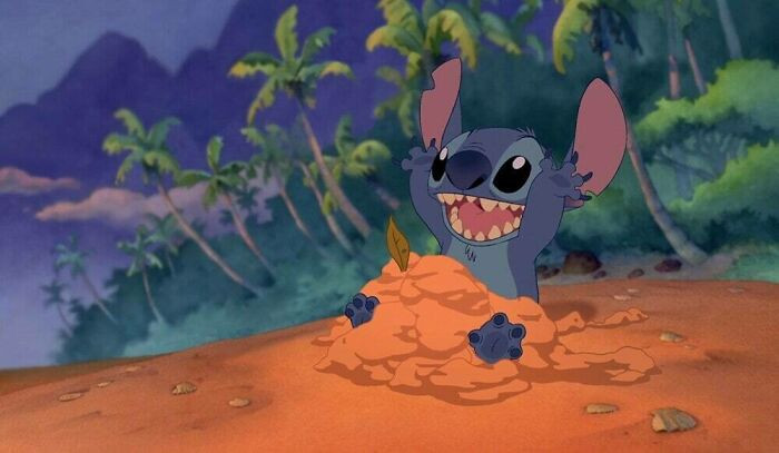 4. Stitch, a character from the animated film 