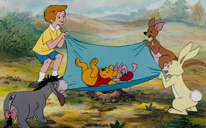 The characters of Winnie the Pooh all represent a mental disorder.