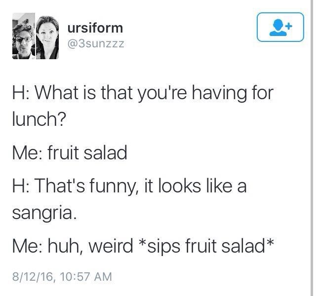 That's weird. Where I come from it's a fruit salad.