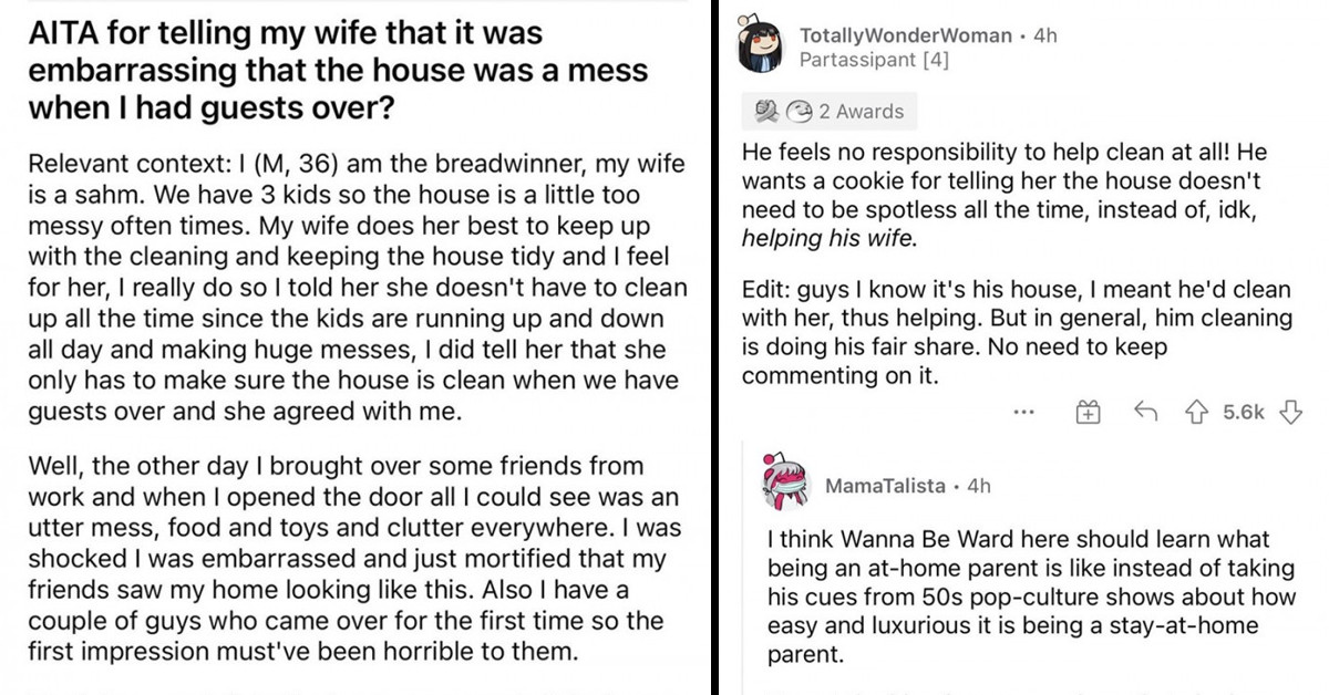 Married Man Gets Roasted Online For Expecting His Home To Be Clean After Dropping In Unannounced With Friends