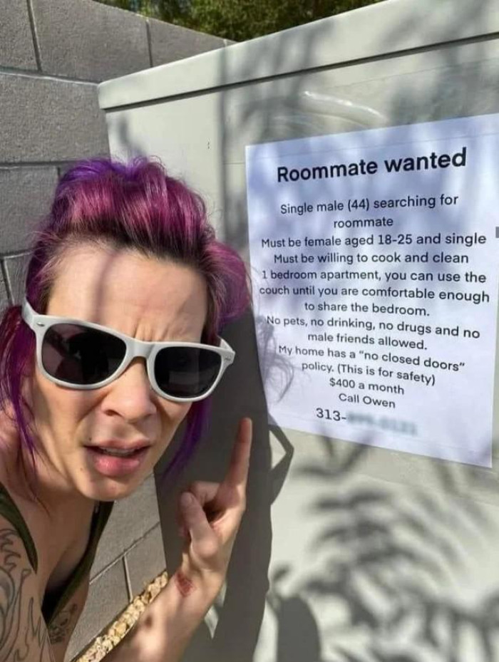 For the low, low price of $400/month, will you be Owen's roommate?