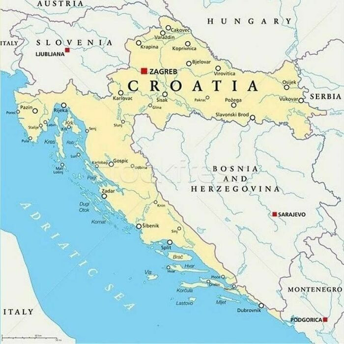 13. Bosnians: We'd like to go swimming. Croatia: That's not allowed.