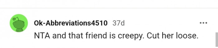 A creepy friend indeed
