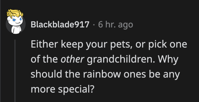 If it isn't OP's pets, why should the ring bearer and flower girl role automatically go to Liam and Ava? How about the other children in the family?