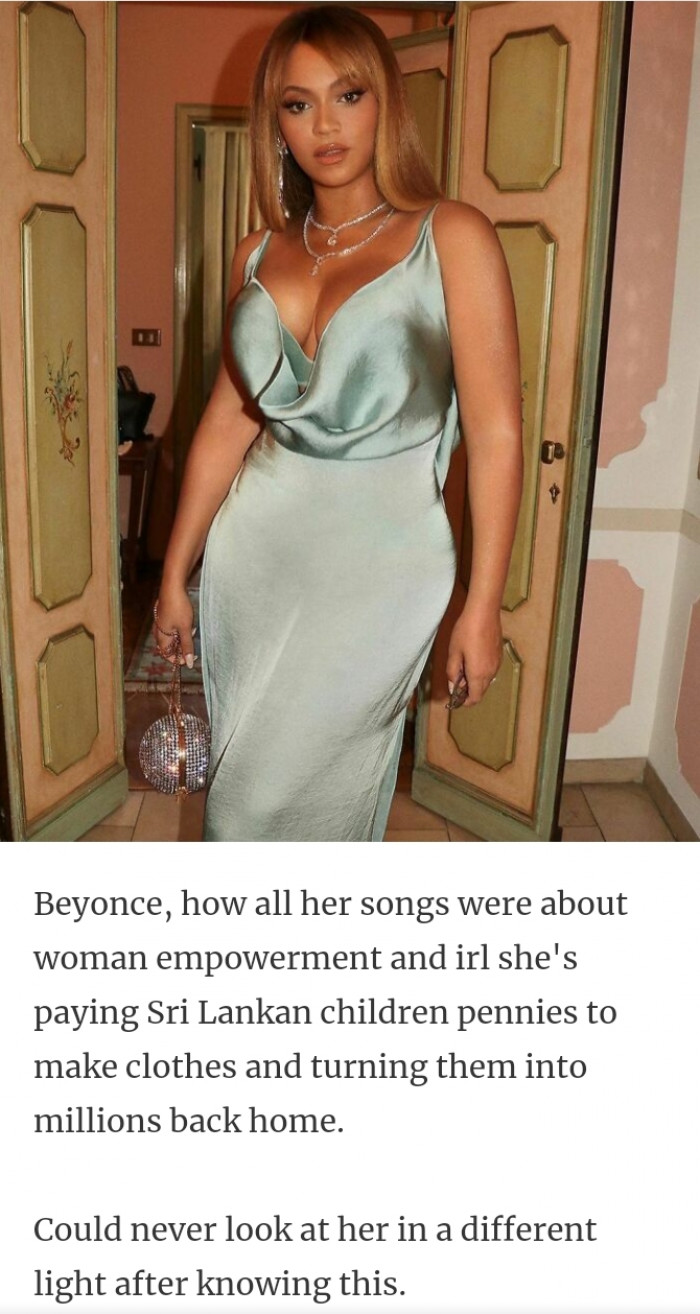 5. Beyonce is on the list as well