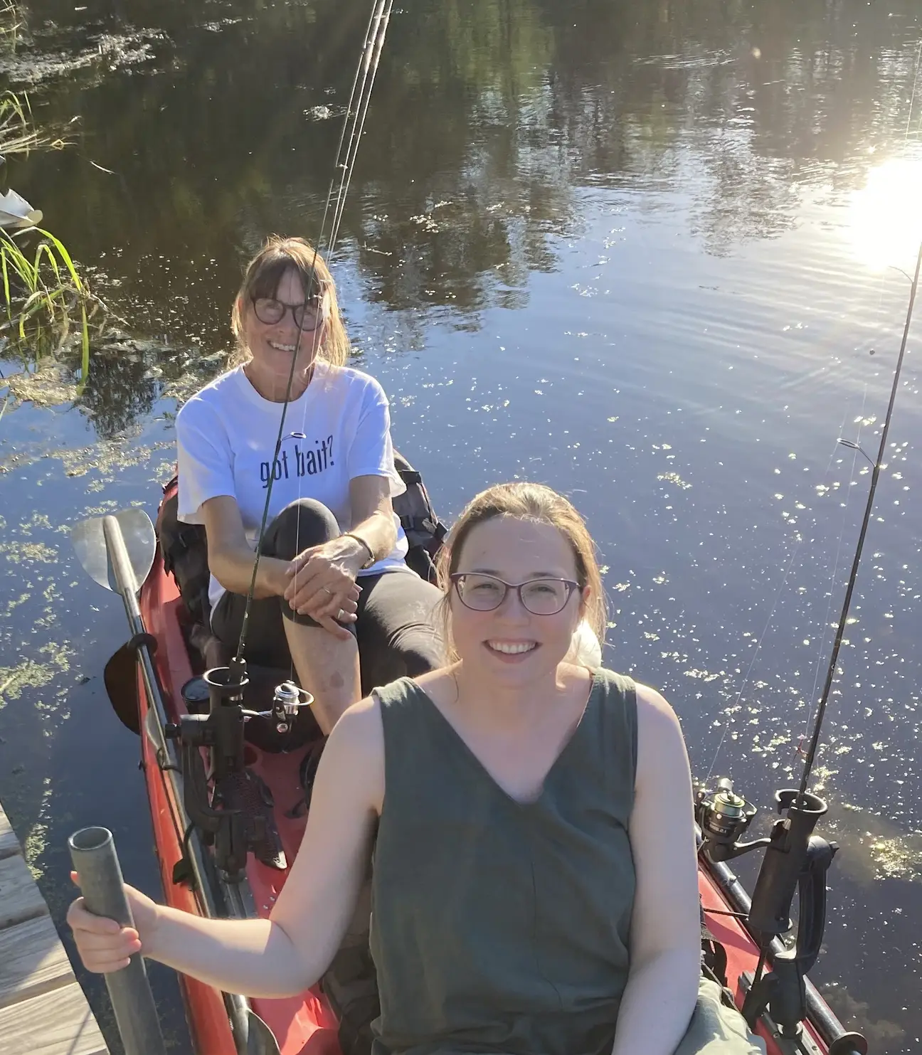 What was supposed to be a relaxing fishing trip was a frightening experience for a mother-daughter duo in Minnesota.