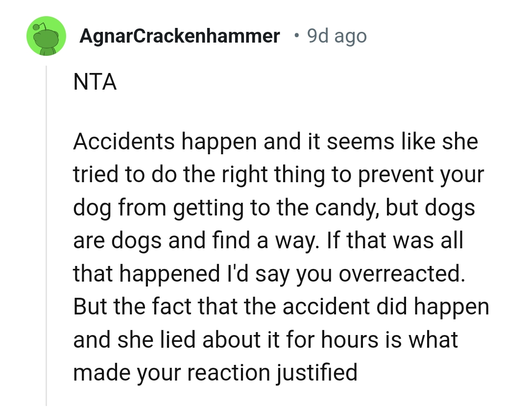 The accident happened and the OP's friend lied about it