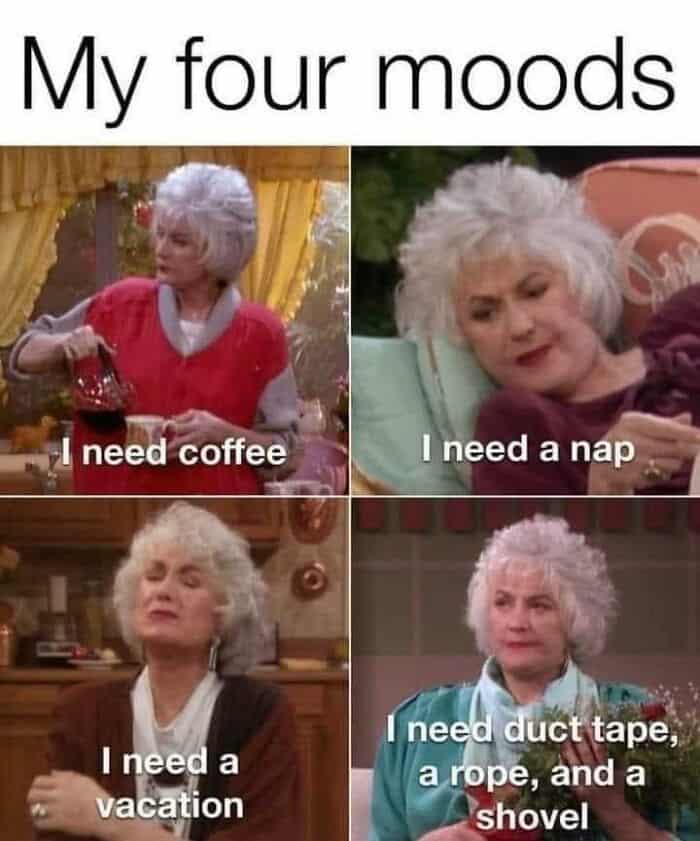 My moods...