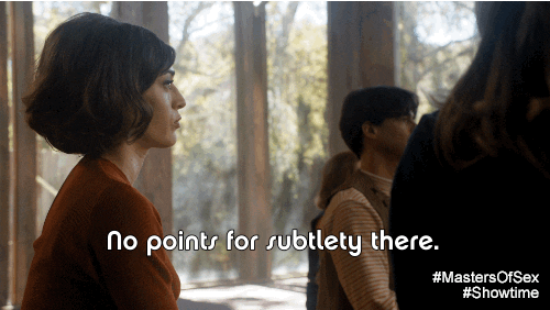 26. A moment of subtlety