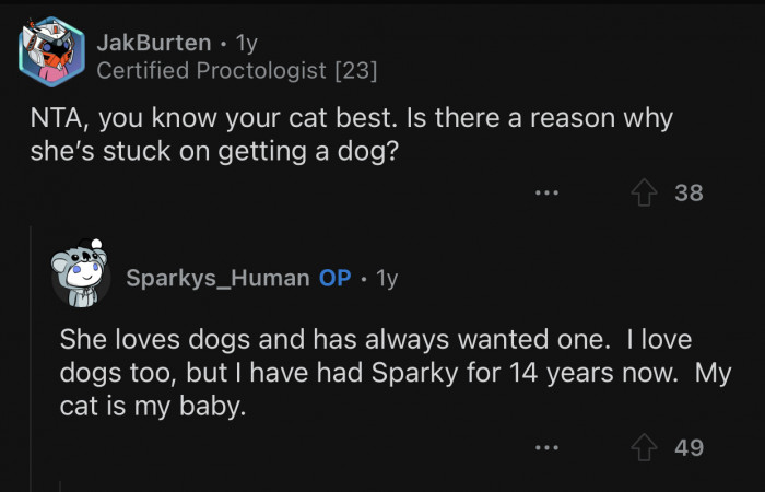 Op's GF has always wanted a dog.