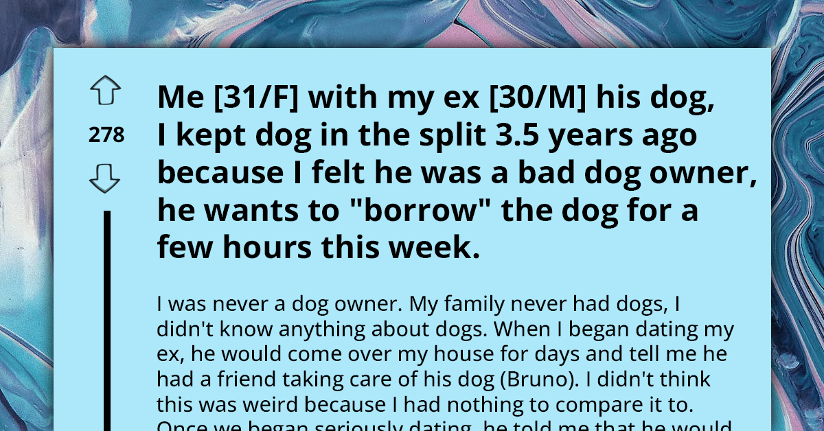 Woman Takes Her Ex's Dog Because He Was Bad Owner, Seeks Advice As He Wants To "Borrow" Dog For Few Hours