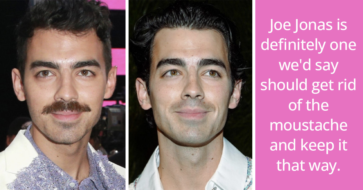 Side By Side Photos Of Celebrities With And Without Facial Hair Is Unexpectedly Surprising (17 Pics)