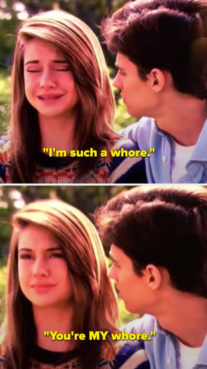 That scene in Season 1 of The Secret Life of the American Teenager where Ben is completely clueless on what to say to comfort a crying Amy