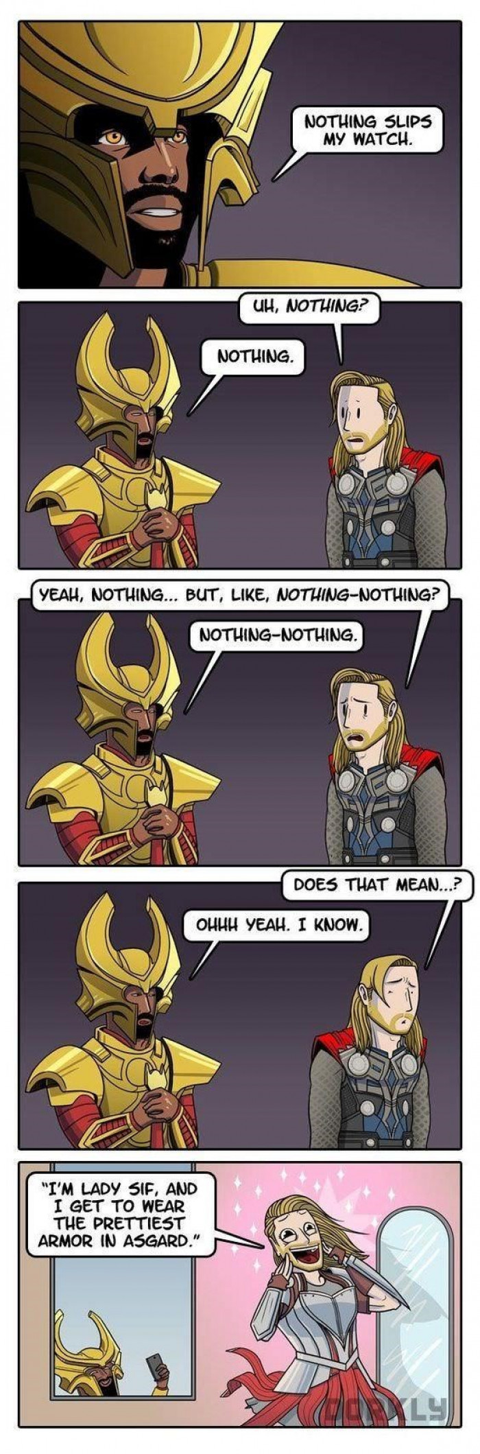 26. Didn't know about this side of Thor.