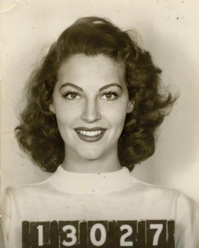 13. In 1942, a photo of a 19-year-old Ava Gardner was taken for her MGM employment questionnaire