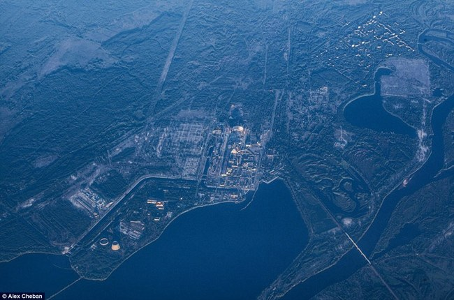 See this aerial photo from 2013. Notice how the forest is encroaching on the city.