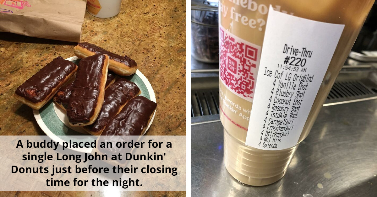 20 Revealing Photos Depicting The Daily Life Of a Dunkin' Donuts Employee