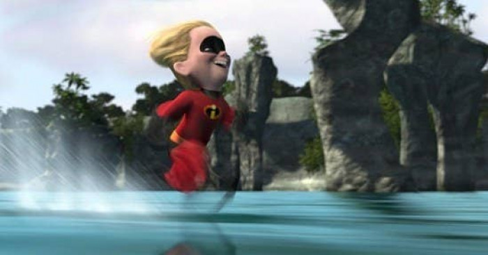 3. In The Incredibles, when Dash finally gets to use his powers: