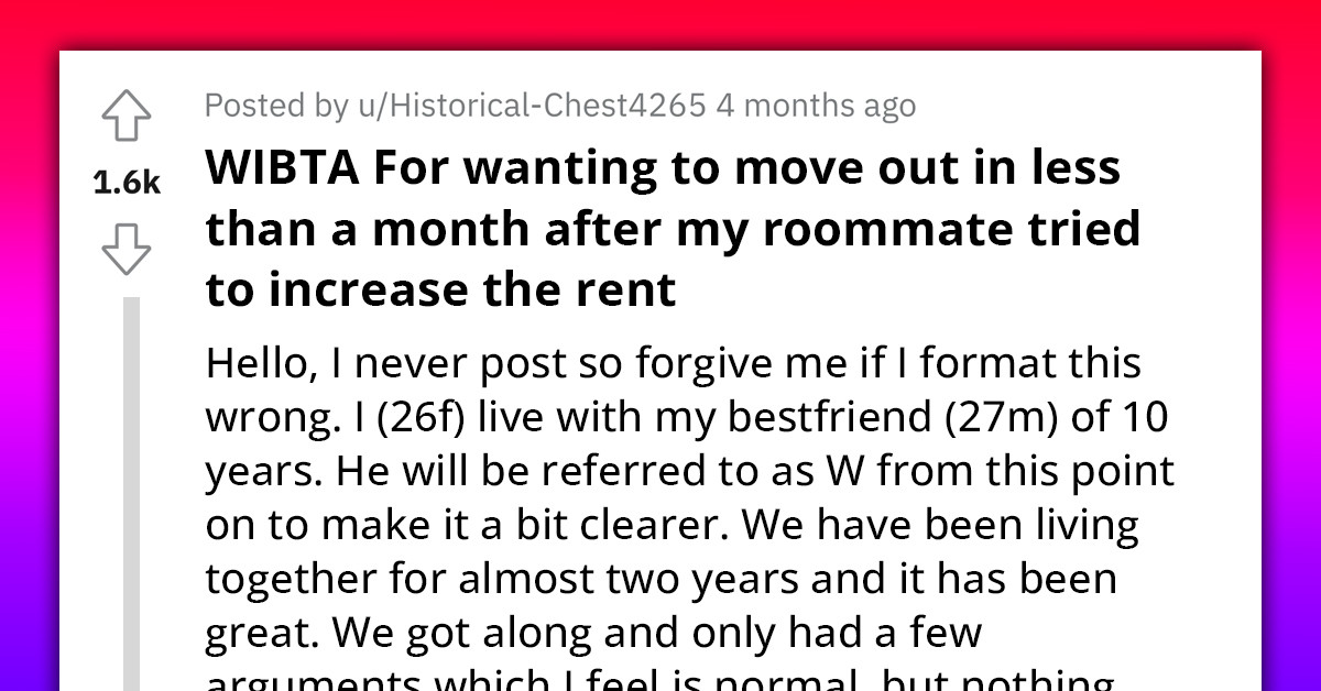 Redditor Plots Secret Escape After Best Friend Tries To Bully Her Into Paying Higher Rent In Their Shared Apartment