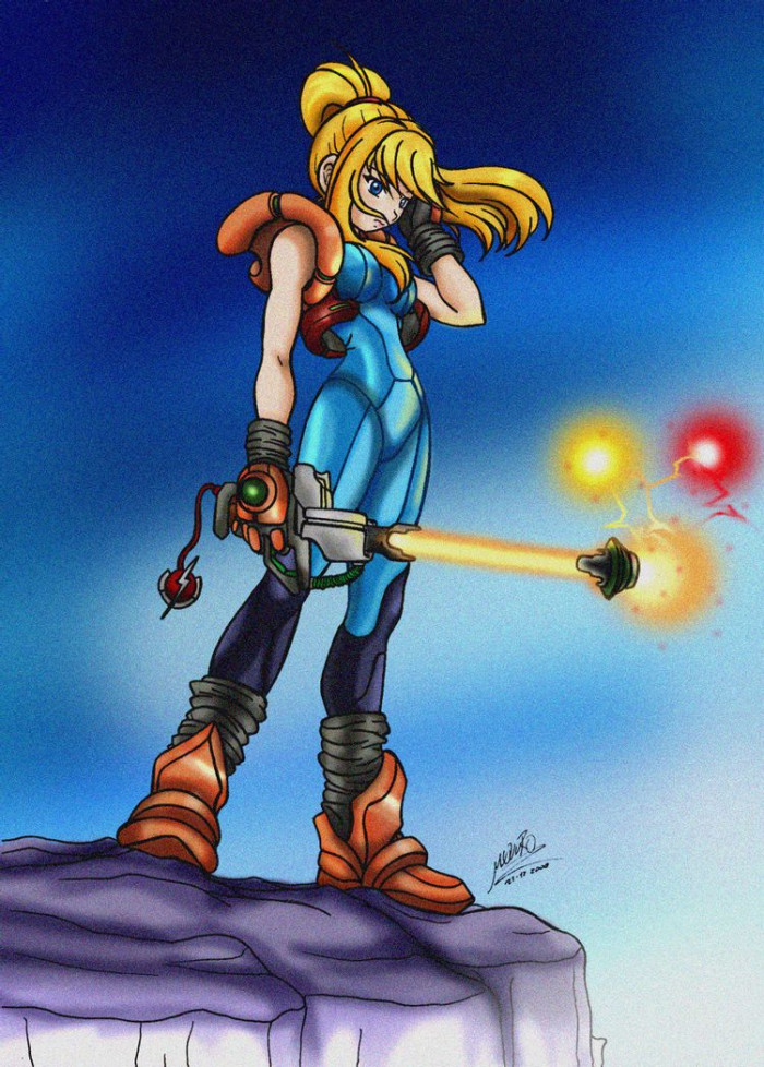 6. Samus with a keyblade