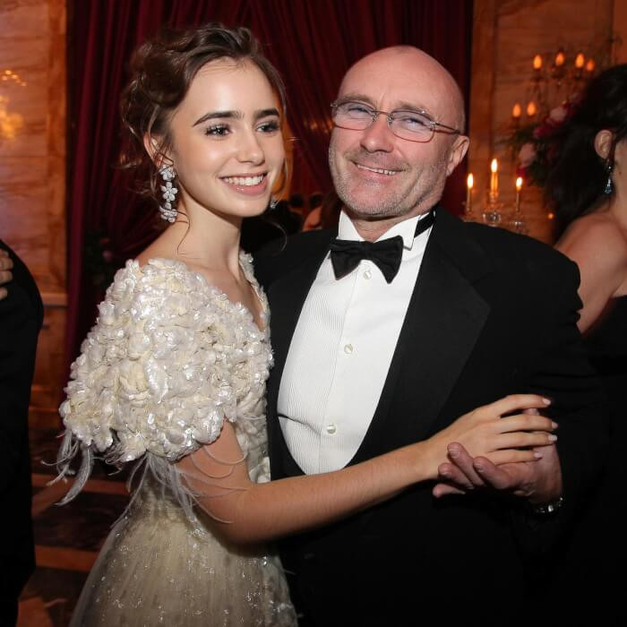 5. Phil Collins And Lily Collins