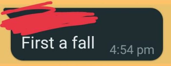 44. My Man Said First A Fall