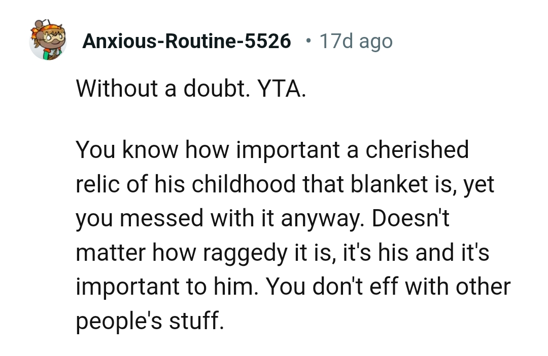 You don't go messing around with other people's stuff