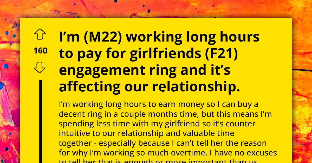 Ironic Twist - Boyfriend's Commitment To Saving For Engagement Ring Strains Relationship