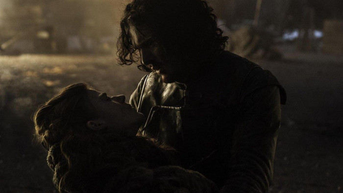 Ygritte: Shot by an arrow in front of Jon Snow