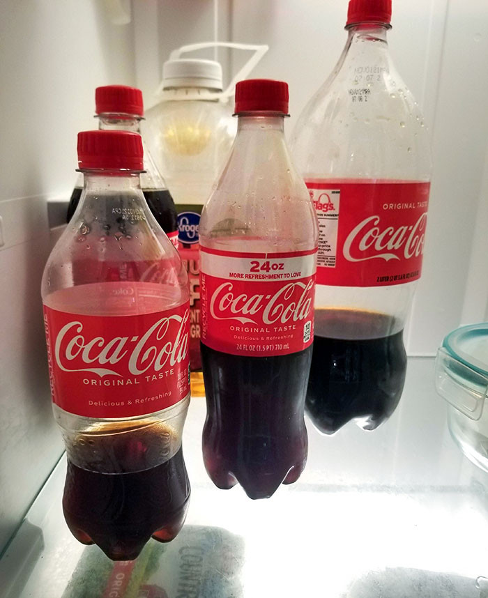 23. My Fiance Refuses To Finish A Bottle Of Coke Before Opening Another One