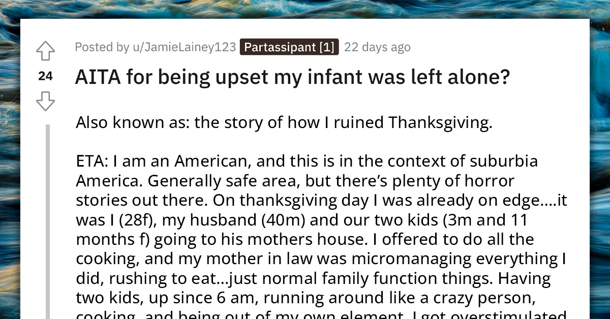 Mother-In-Law Leaves Toddler All Alone Outside Then Throws Out Parents For Calling Her Out