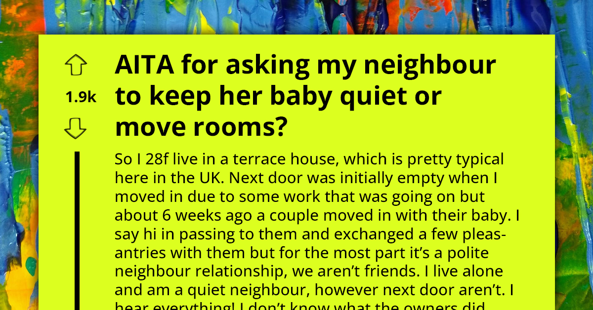 Lady Struggles With Sanity As Neighbor's Wailing Baby Turns Her New Apartment Into An Acoustic Nightmare