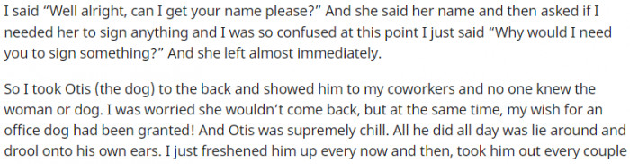 And Otis was supremely chill