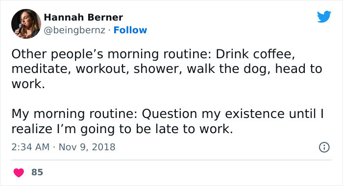 7. Different routines