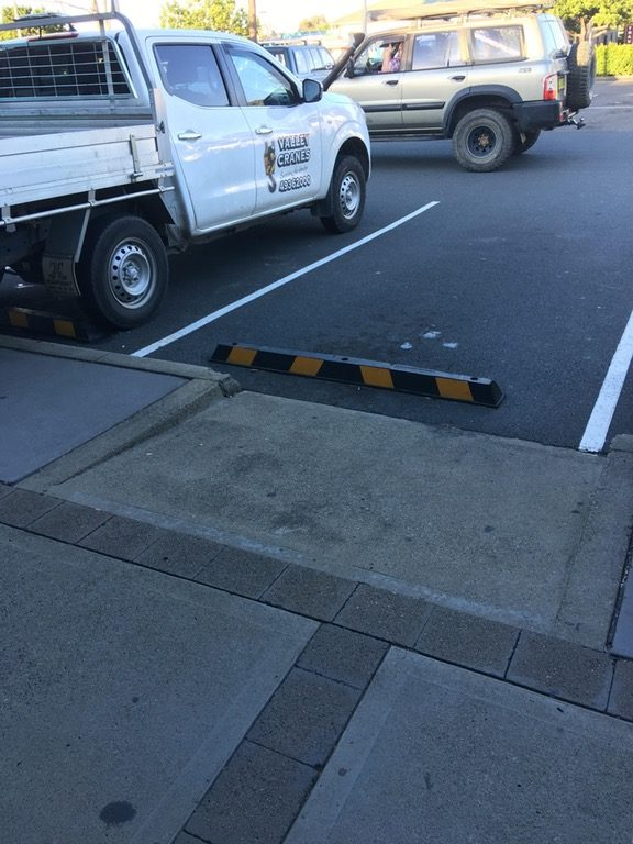 Why block the access for people using wheelchairs? What's the point of the ramp, then?