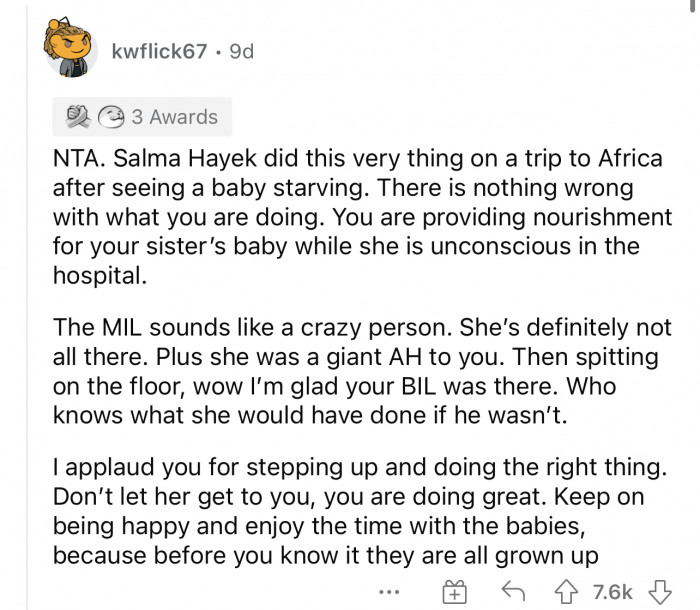 Woman Wants To Know If She's Wrong For Breastfeeding Her Nephew